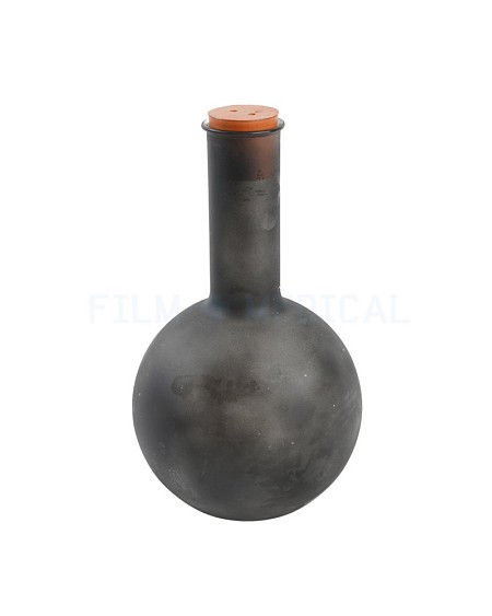 Black Frosted Round Bottom Flask